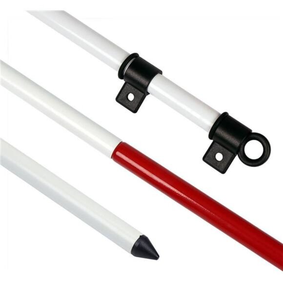 Golf Flagstick 6ft, Portable Five-Section Design for Backyard Practice Putting - Picture 4 of 7